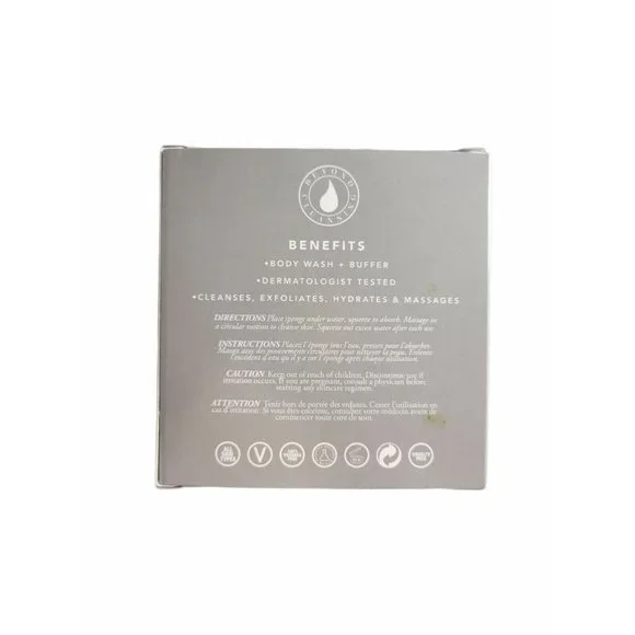 Spongelle Black Orchid Multi Use Body Wash Infused Buffer, 3 oz /85 g New In Box - Picture 2 of 2